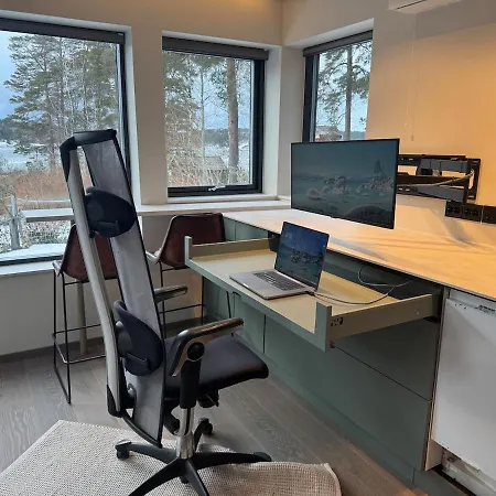 New & Modern 70 Metres From The Fjord Casa vacanze Vestby (Akershus)